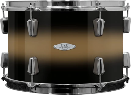 12th & Vine tom in Black/Gold Duco