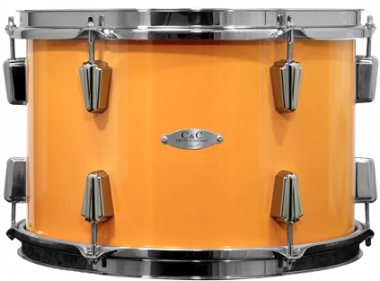 Maple Gum tom in Bright Tangerine