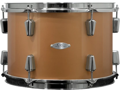 Maple Gum tom in Copper Metallic