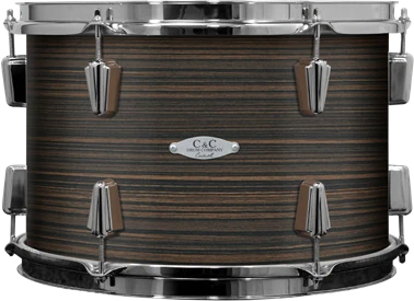 Gladstone tom in Ebony Oyster