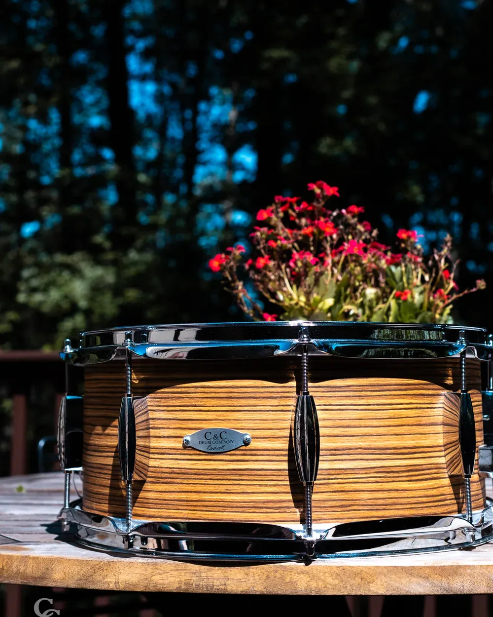 12th & Vine snare in Peanut Butter Swirl