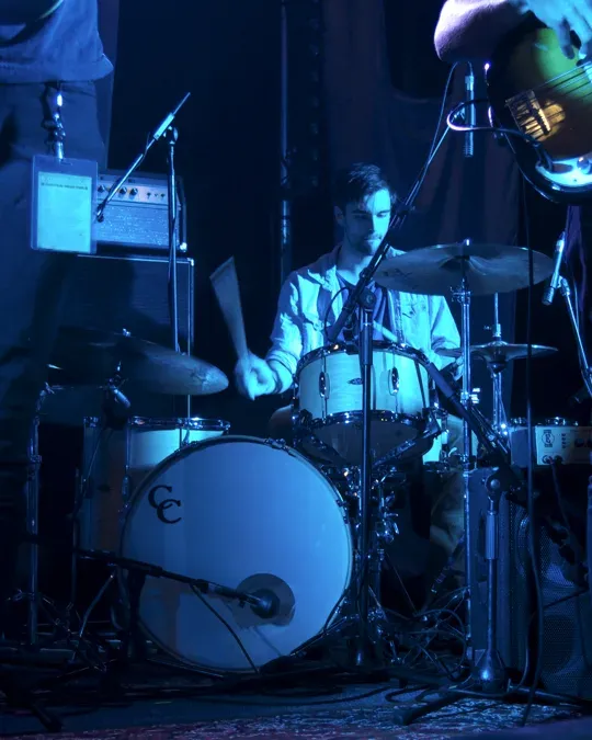 Joe Kern, Indy, playing C&C drums